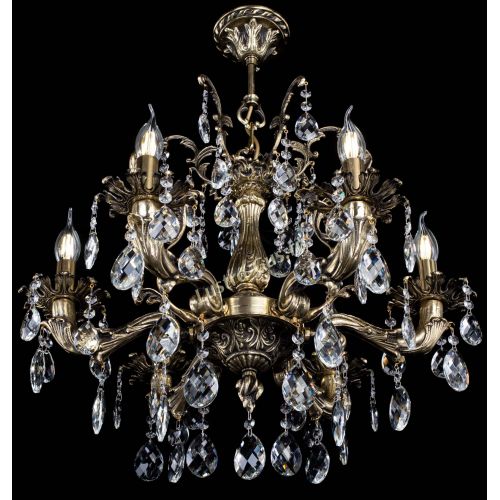 Люстра бронзовая Селена №6 баден в Симферополе Гусь Хрустальный