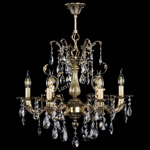 Люстра бронзовая Селена №6 лучик в Симферополе Гусь Хрустальный