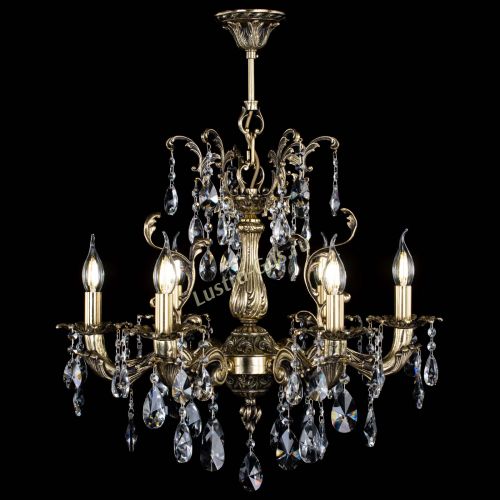 Люстра бронзовая Селена №6 лучик в Симферополе Гусь Хрустальный