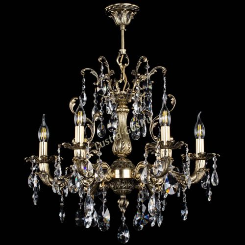 Люстра бронзовая Селена №6 лучик в Симферополе Гусь Хрустальный