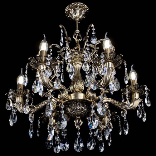 Люстра бронзовая Селена №6 лучик в Симферополе Гусь Хрустальный