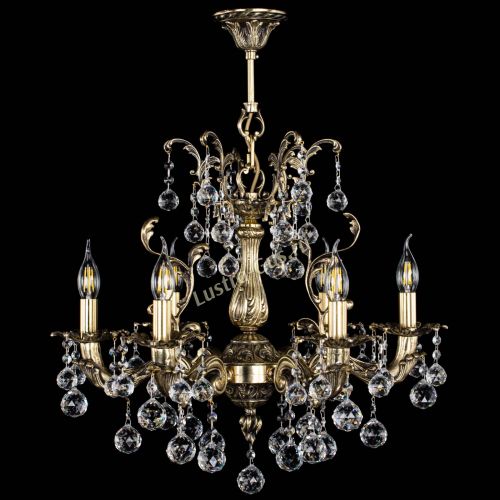 Люстра бронзовая Селена №6 шар в Симферополе Гусь Хрустальный