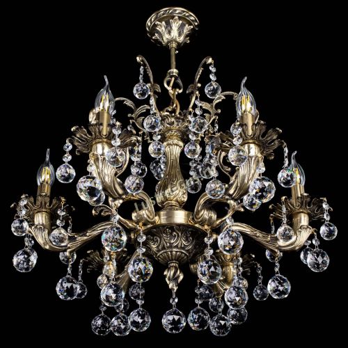 Люстра бронзовая Селена №6 шар в Симферополе Гусь Хрустальный