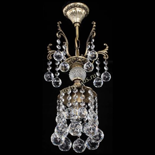 Люстра бронзовая София №1/2 шар в Симферополе Гусь Хрустальный