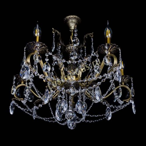 Бронзовая люстра Валери №5 баден в Симферополе Гусь Хрустальный