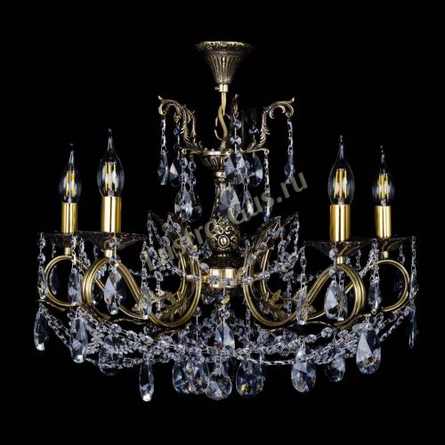 Бронзовая люстра Валери №5 лучик в Симферополе Гусь Хрустальный