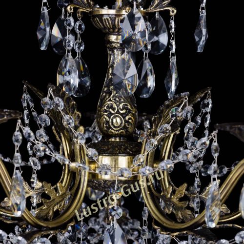 Бронзовая люстра Валери №5 лучик в Симферополе Гусь Хрустальный