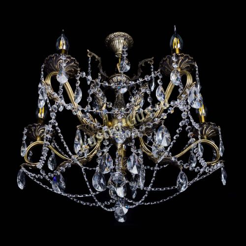 Бронзовая люстра Валери №5 лучик в Симферополе Гусь Хрустальный