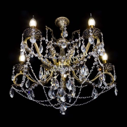 Бронзовая люстра Валери №5 лучик в Симферополе Гусь Хрустальный