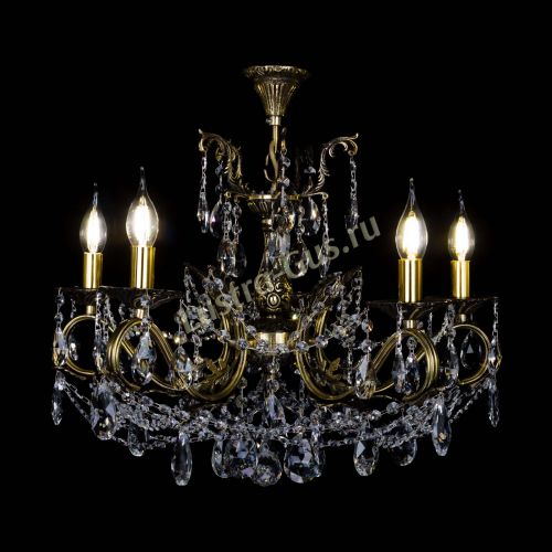 Бронзовая люстра Валери №5 журавлик в Симферополе Гусь Хрустальный