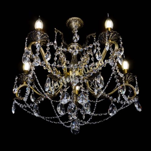 Бронзовая люстра Валери №5 журавлик в Симферополе Гусь Хрустальный