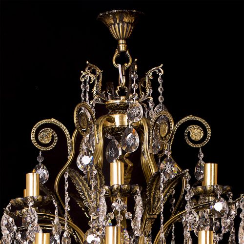 Люстра бронзовая Афина №2 в Симферополе Гусь Хрустальный