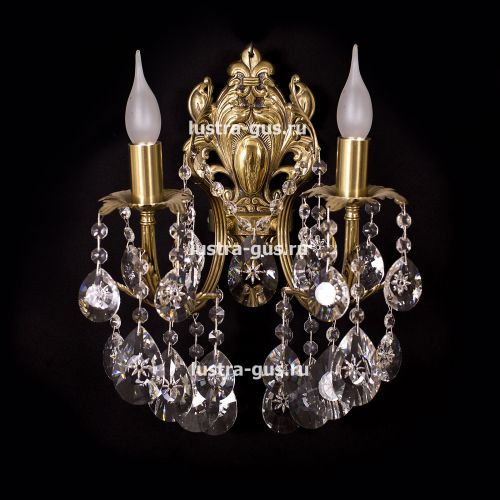 Бра Бэлла №2 латунь в Симферополе Гусь Хрустальный