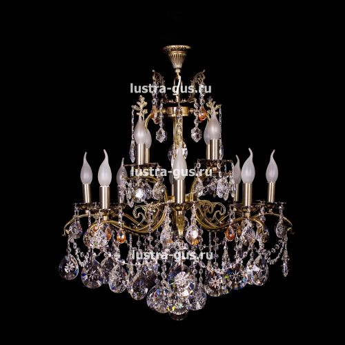 Люстра бронзовая Мелания №12 в Симферополе Гусь Хрустальный