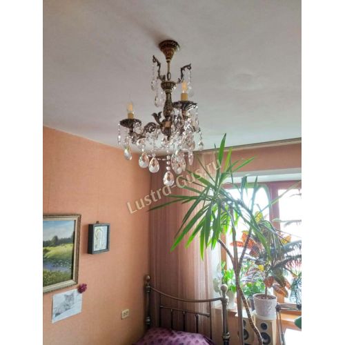 Люстра бронзовая Мелания №3 в Симферополе Гусь Хрустальный