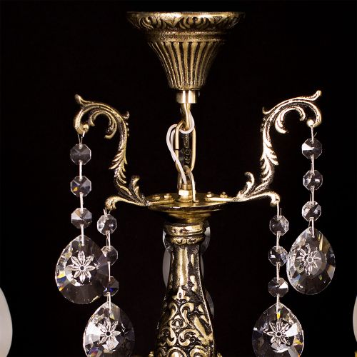 Люстра бронзовая Мелания №3 в Симферополе Гусь Хрустальный