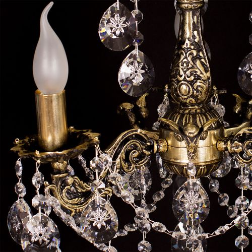 Люстра бронзовая Мелания №3 в Симферополе Гусь Хрустальный