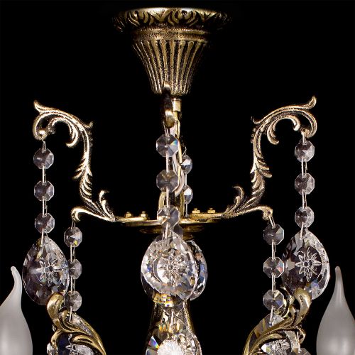 Люстра бронзовая Мелания №4 в Симферополе Гусь Хрустальный