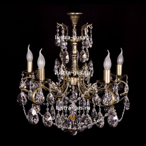 Люстра бронзовая Мелания №5 в Симферополе Гусь Хрустальный