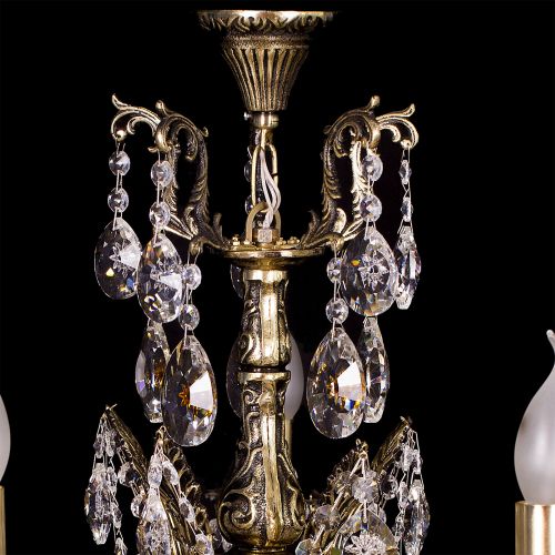 Люстра бронзовая Мелания №5 в Симферополе Гусь Хрустальный