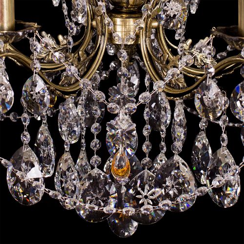 Люстра бронзовая Мелания №5 в Симферополе Гусь Хрустальный