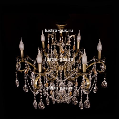 Люстра бронзовая Мелания №6/2 в Симферополе Гусь Хрустальный