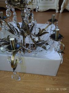 Люстра бронзовая Мелания №6/2 в Симферополе отзыв и фото покупателя