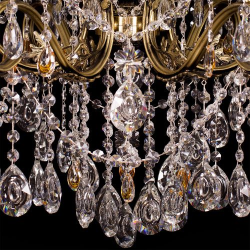 Люстра бронзовая Мелания №6/2 в Симферополе Гусь Хрустальный