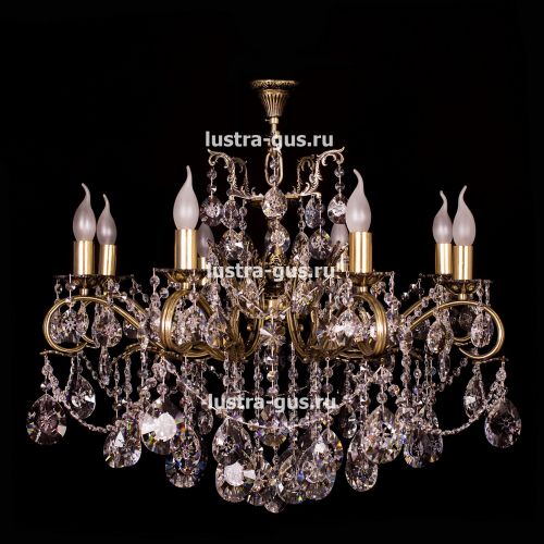 Люстра бронзовая Мелания №8/3 в Симферополе Гусь Хрустальный