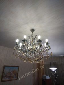 Люстра бронзовая Мелания №8/3 в Симферополе отзыв и фото покупателя