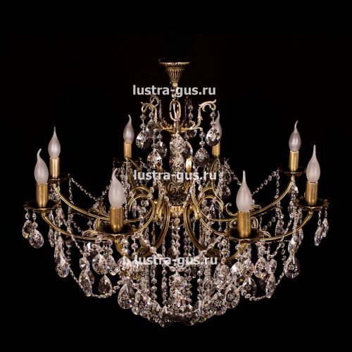 Люстра бронзовая Мелания №8 в Симферополе Гусь Хрустальный