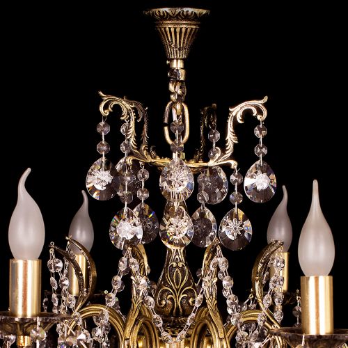 Люстра бронзовая Мелания №8 в Симферополе Гусь Хрустальный