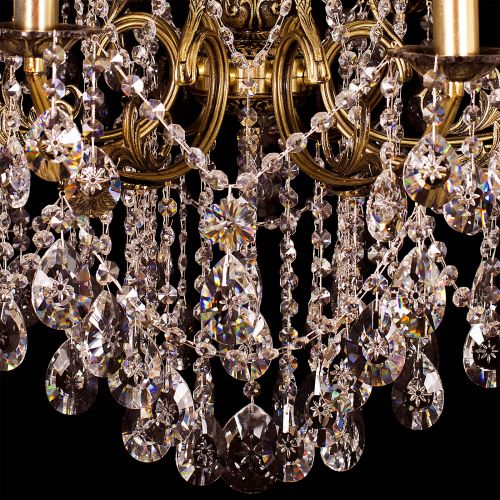 Люстра бронзовая Мелания №8 в Симферополе Гусь Хрустальный