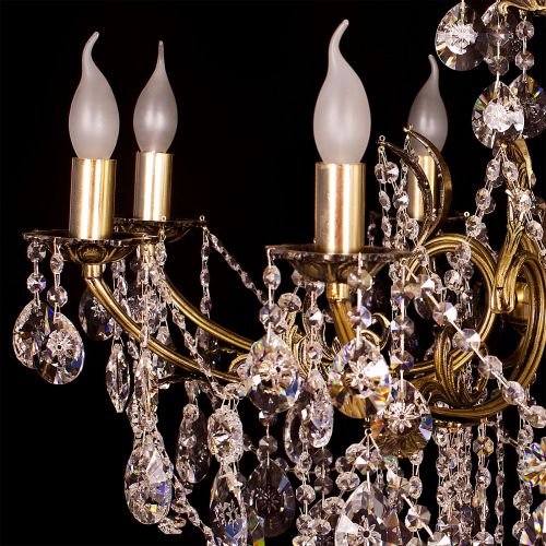 Люстра бронзовая Мелания №8 в Симферополе Гусь Хрустальный