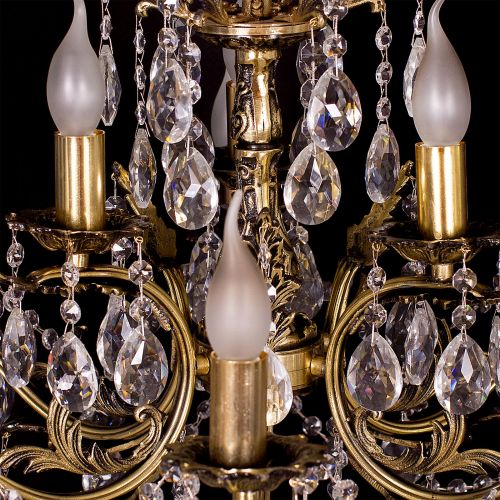 Люстра бронзовая Мелания №9 в Симферополе Гусь Хрустальный