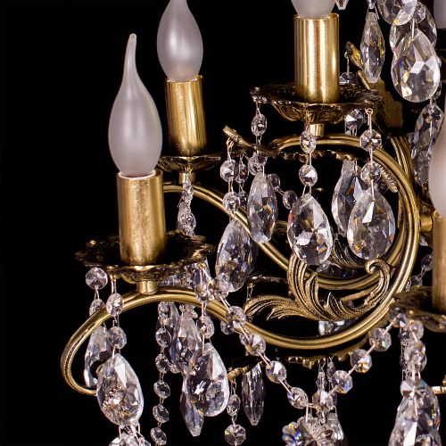 Люстра бронзовая Мелания №9 в Симферополе Гусь Хрустальный