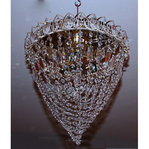 Люстра Катерина зеркальная Водоворот в Симферополе Гусь Хрустальный