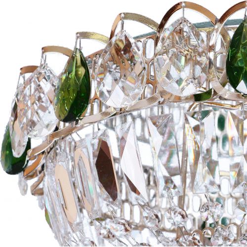 Люстра Катерина 1 лампа цветная в Симферополе Гусь Хрустальный