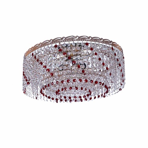 Люстра Капель обтикон цветной в Симферополе Гусь Хрустальный