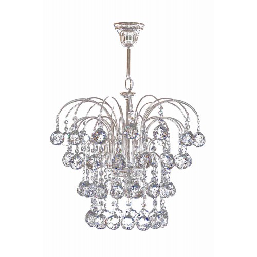 Люстра Каскад Шар 40 мм в Симферополе Гусь Хрустальный