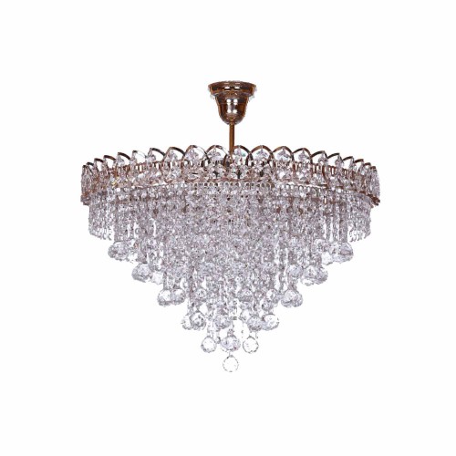 Люстра Капель Лепесток Шар  30мм с подвесом в Симферополе Гусь Хрустальный