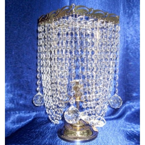 Лампа настольная Престиж Лепестки в Симферополе Гусь Хрустальный