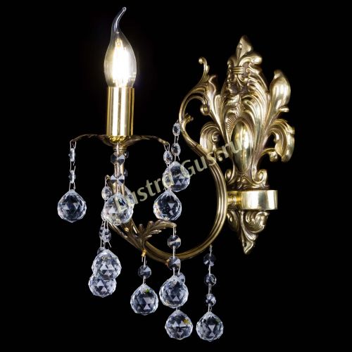 Бра Бэлла №1 латунь Шар в Симферополе Гусь Хрустальный