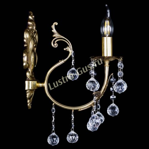 Бра Бэлла №1 латунь Шар в Симферополе Гусь Хрустальный