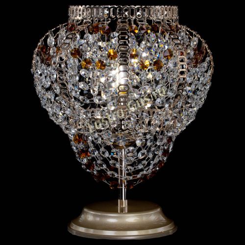 Настольная лампа Альфа №1 чайная в Симферополе Гусь Хрустальный