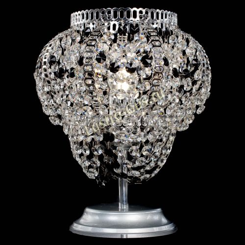 Настольная лампа Альфа №1 черная в Симферополе Гусь Хрустальный