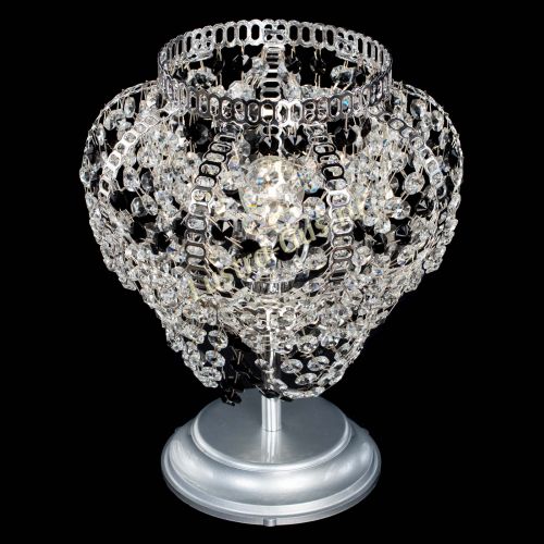 Настольная лампа Альфа №1 черная в Симферополе Гусь Хрустальный