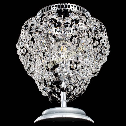 Настольная лампа Альфа №1 черная в Симферополе Гусь Хрустальный