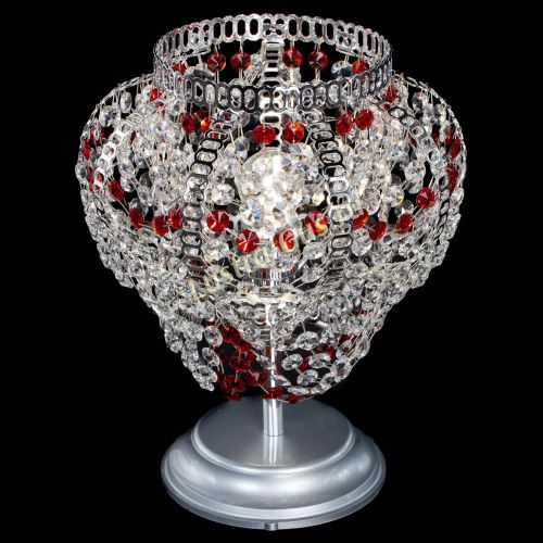 Настольная лампа Альфа №1 красная в Симферополе Гусь Хрустальный