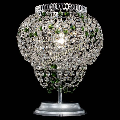 Настольная лампа Альфа №1 зеленая в Симферополе Гусь Хрустальный